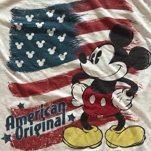 NWOT Disney American Flag Tee Size Large